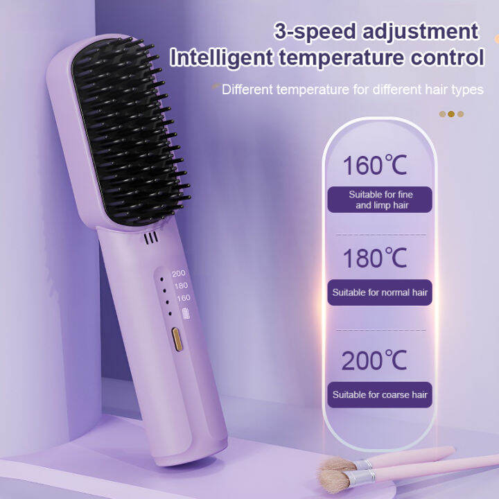 rinuo123 [Negative ions do not hurt hair] Portable cordless mini hair ...