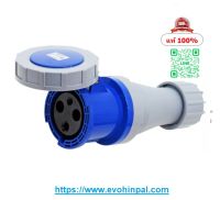 HTN2331 HTN2431 2P+E DAKO Connector เพาเวอร์ปลั๊ก ปลั๊กตัวเมีย 63A &amp; 125A แบบลอย IP67