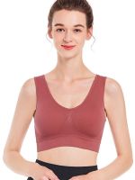 Womens seamless No pad ssiere Underwear chest sleep yoga sports vest Big Size Top Cotton lette