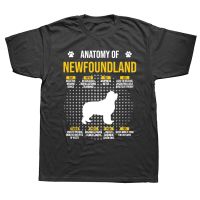 Funny Vintage Anatomy Of Newfoundland Dog Lover T Shirts Graphic Cotton Streetwear Short Sleeve Birthday Gifts Summer T shirt XS-6XL