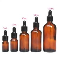 【YF】☒  Reagent Dropper Drop Glass Aromatherapy Pipette Bottle Refillable Bottles