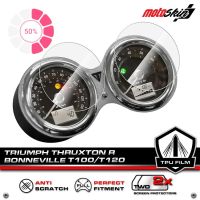 ฟิล์มกันรอยหน้าปัด TRIUMPH Thruxton R / Bonneville T100 / T120 PRO TPU Dashboard Protection Film #ฟีล์มติดรถ #ฟีล์มกันรอย #ฟีล์มใสกันรอย #ฟีล์มใส #สติ๊กเกอร์ #สติ๊กเกอร์รถ #สติ๊กเกอร์ติดรถ