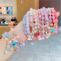 《Suellen jewels》สร้อยข้อมือการ์ตูนน่ารักสำหรับเด็กนักเรียนเด็กทารกกำไลข้อมือสวยๆลูกปัดแก้วเจ้าหญิงอุปกรณ์เสริมมือปลาดาว