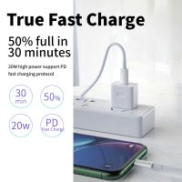 【Taotao Electronics】 Feless สาย USB C สำหรับ iPhone 11 12 20W Fast Charging 8 6S iPad PD Charger Usb Type Wire IOS Data Cord