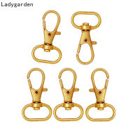 100PCS Metal Bags Strap Buckles Lobster Clasp Collar Carabiner Snap Hook DIY KeyChain Bag Part Accessories Golden Pet Dog Buckle