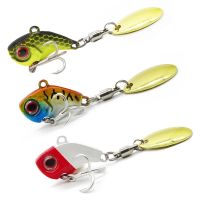 hot【DT】✓☋✐  Fishing Lures Wobble Rotating Metal Vib Vibration Tail 5g 10g15g20g Artificial Hard Baits Jig Spinner Pesca