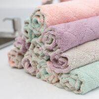 10pcs/lot High Quality Thick Kitchen Rag Dishwashing Cloth Lint-Free Tablecloth