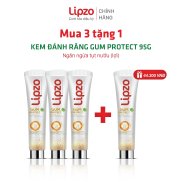 Kem Đánh Răng Lipzo Gum Protect Ngăn Ngừa Tụt Nướu Và Chảy Máu Chân Răng