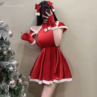 Fairy Christmas Clothes Womens New Year Battle Robe Anchor Dress Maid Cos Uniform Suit Stage Wear Performance Wear S6