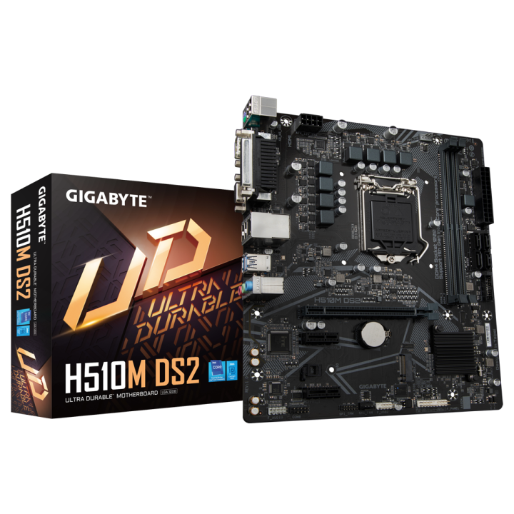 GIGABYTE H510M DS2 (mATX, 11th/10th Gen Intel Core, LGA 1200 Socket ...