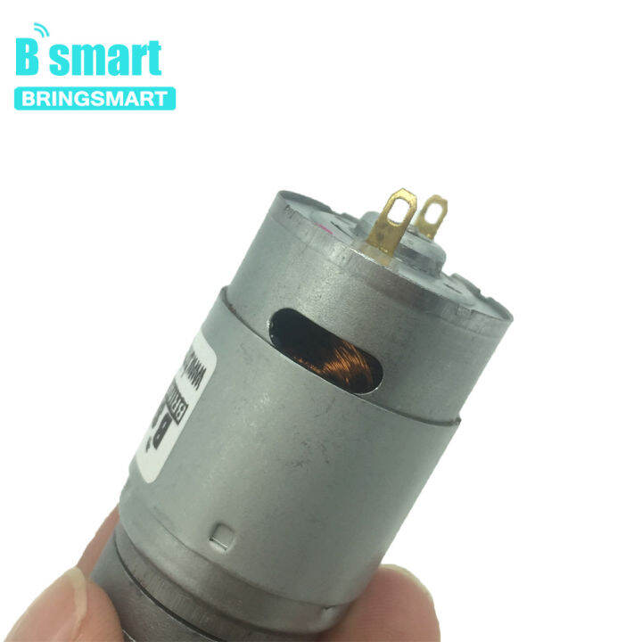 2023-hot-chexiuhua-bringsmart-มอเตอร์-jga25-385มอเตอร์เกียร์เกียร์จอ-dc-ความเร็วต่ำ12v-แรงบิดสูง24v-เพลากลมเกียร์โลหะกลับด้านสำหรับ-diy