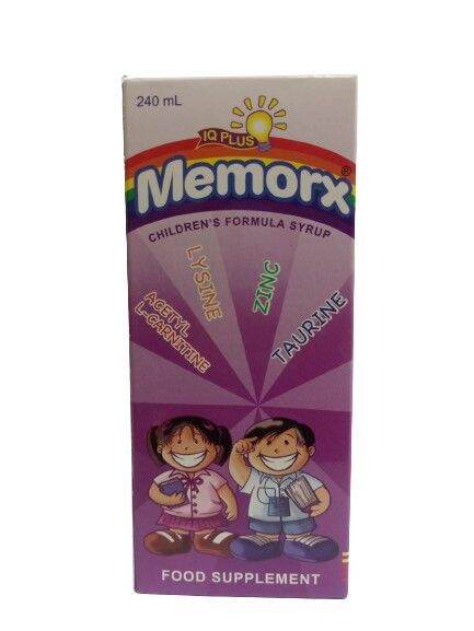 Memorx Iq Plus 240ml Syrup Food Supplement 