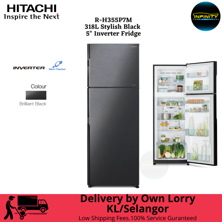 hitachi 318l fridge