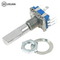 EC11 Rotary Encoder 24/20Positioning Number 24 Pulse Number Sawtooth Shaft 20/15MM Digital Rotary Potentiometer 3 Feet