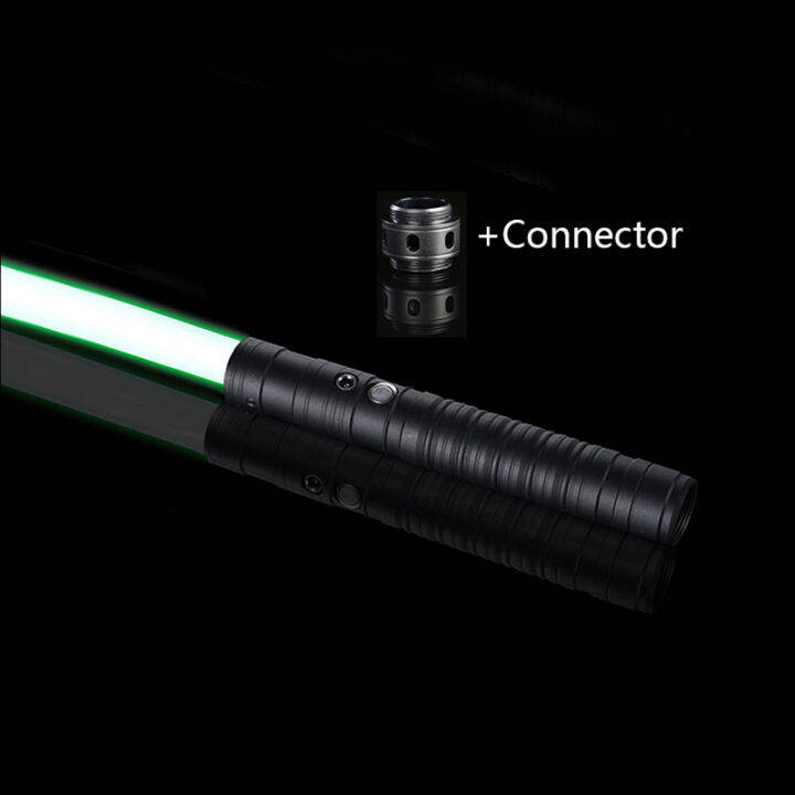 lightsaber-rgb-7สีโลหะ-double-edged-change-heavy-dueling-เสียง-two-in-one-light-saber-คอสเพลย์-stage-props-ของเล่น