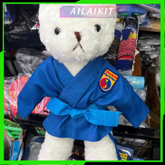 Gấu Bông Vovinam đeo cà vạt Cho Môn Võ Việt Võ Đạo Đồ Lưu Niệm Võ Thuật