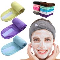 Women Wide Hairband Adjustable Soft Toweling Hair Accessories Yoga SPA Bath Shower Makeup Wash Face Cosmetic Headband