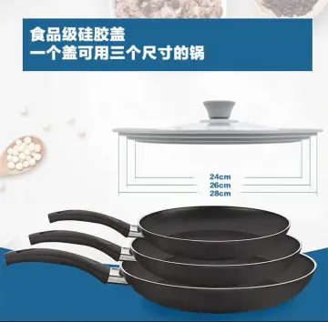 Universal Silicone Glass Lid Cover Heat-Resistant with Steam Hole