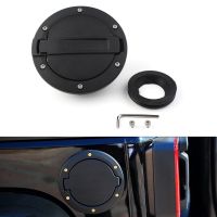 Black Auto Fuel Filler Door Cover Gas Tank Cap Replacement For Jeep Wrangler JK 2007-2017 Car Essories