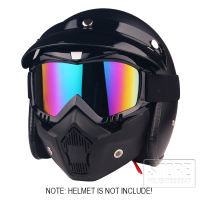 Professional Retro Motorcycle helmet Goggle Vintave open face helmet cross helmet goggle Moto Casque Casco Capacete