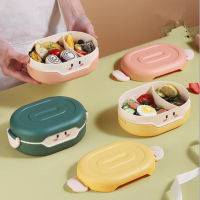 780ml Cartoon Lunch Box for Kids Healthy Plastic Food Storage Container Children School Bento Box Microwave Oven