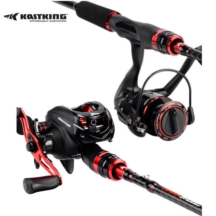 KastKing Max Steel Rod Carbon Spinning Casting Fishing Rod For Bass