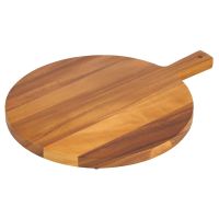 เขียงจามจุรีพิซซ่ามีด้าม l ACACIA WOOD PIZZA BOARD เก็บเงินปลายทาง