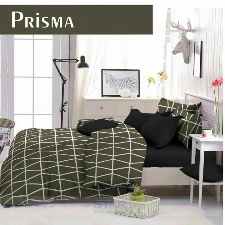 Vhepra Sprei Katun Motif Prisma - Toko Warna Warni | Lazada Indonesia