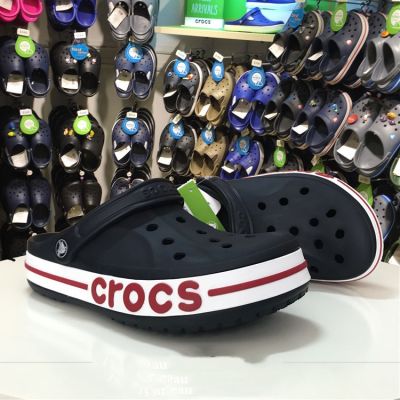 Crocs รองเท้าสำหรับผู้ชายและผู้หญิงรองเท้าแตะชายหาด