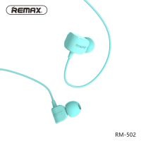 Remax หูฟังเพลงสเตอริโอ Rm-502พร้อมไมค์ในหู3.5มม. แบบมีสาย Xiaomi หูฟังสำหรับ Iphone Samsung หูฟังลดเสียงรบกวน