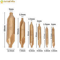 Letabitha 6ชิ้น,ชุดสว่านคอมโพสิตเคลือบไทเทเนียม Hss สว่านจุดเคาน์เตอร์เครื่องมือบิต1.0/1.5/2/2.5/3.0/5 0มม