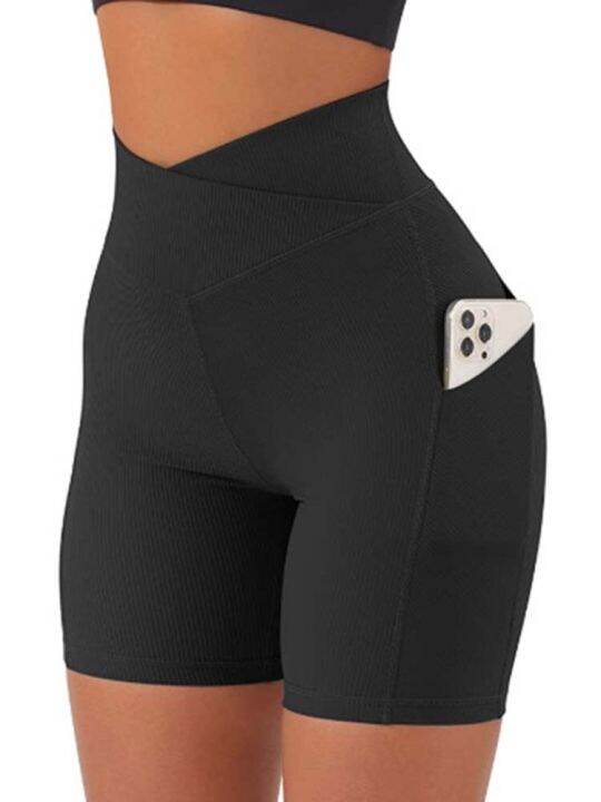 leggings-women-high-waist-yoga-sport-shorts-biker-shorts-women-sports-leggings-for-fitness-cross-waist-pocket-yoga-pant