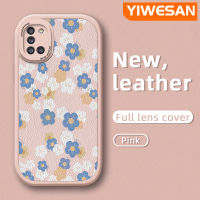 YIWESAN เคสโทรศัพท์หนังซิลิโคนนิ่มลายดอกไม้ M31 M31 A31ปลอกสำหรับ Samsung ใหม่ลายดอกไม้น่ารักเคสฝาหลังอ่อนนุ่มเคสป้องกันกล้องกันกระแทก