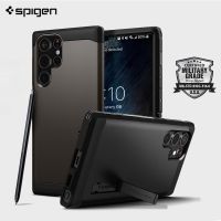 ■ Spigen Tough Armor Stand Kickstand Anti Crack Casing for Samsung S23 Ultra 5G Galaxy S22 Ultra