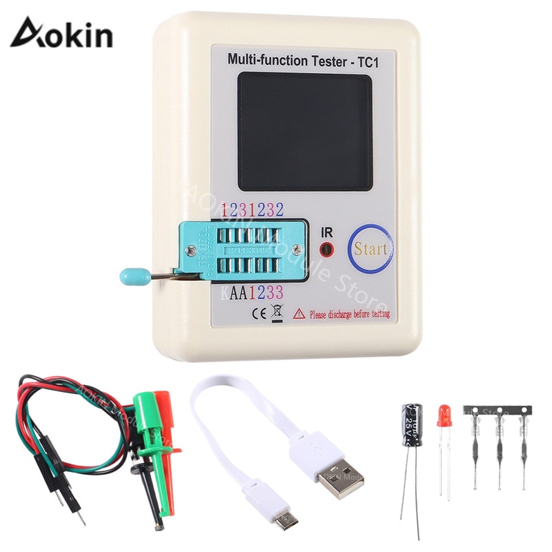 1.8inch Colorful Display Multifunctional TFT Backlight Transistor Meter IDS 