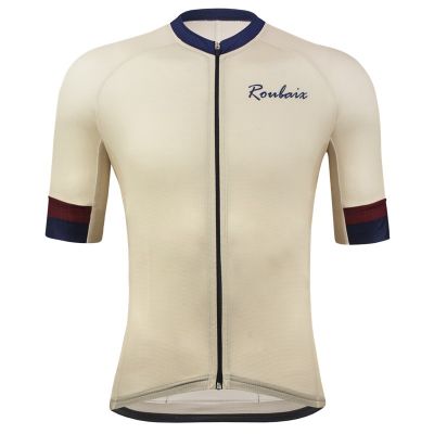 Roubaix cycling jersey men  Hot brand cycle wear Breathing MTB RBX bike sport shirt Air mesh sleeve ridingshirt White strip