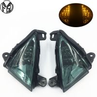 Depan ไฟ LED เปลี่ยน Sinyal Indikator Untuk KAWASAKI ZX6R ZX10R Z1000นินจา650R Z750มอเตอร์ Mengubah โคมไฟกะพริบ ZX-10R ZX-6R