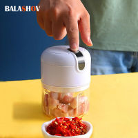 USB ไฟฟ้าเครื่องผสมอาหารครัวกระเทียม Chopper เนื้อกระเทียม Masher กดผัก Chili Chopper กด Home Mini Masher Machine