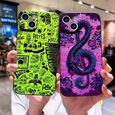 Rap Graffiti Phone Case for Iphone 12 Pro Max Iphone 13 Pro Max Iphone 14 Pro Max 11 12 XR Funda Iphone Silicone Cover