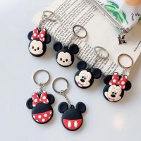 ►■ Disney Mickey Minnie AirTag การ์ตูนสัตว์ซิลิโคนป้องกัน Anti-lost เคสสำหรับ Air Tags Locator Tracker Cover Kids