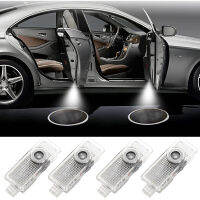 4 Pcs Car Door Light Logo for Mercedes Benz CLA CLS C Class W203 Bulbs  LEDs HIDs