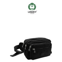 LINGKY LK911 : กระเป๋าคาดอก , คาดเอว ผ้าร่ม กันน้ำ น้ำหนักเบา ขนาด 8.5 นิิ้ว/ Belt bags