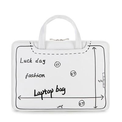 2021Graffiti Womens Laptop Bag 13 14 15 Inch Notebook Case Computer Handbag Crossbody Bags Briefcase For Huawei Xiaomi Macbook Air