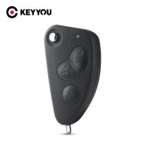 [New Changes] KEYYOU เปลี่ยน3ปุ่ม REMOT พลิกกรณีที่สำคัญ FOB สำหรับ ALFA ROMEO 147 156 166 GT