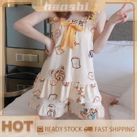 hanshi [2023 new HOT FASHION] lazlook ชุดนอนแขนสั้นสำหรับเด็กผู้หญิง, ชุดนอนเซ็กซี่พิมพ์ลายน่ารักใส่อยู่บ้าน