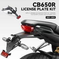 ขายึดด้านหลังรถจักรยานยนต์สินค้าใหม่ Dudukan Plat หางสั้นท้าย CB650R ชุดสำหรับฮอนด้า CB 650 R CB 650R 2021 2022 2023