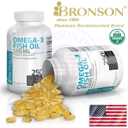 Organic Omega 3 Fish Oil - 1200mg - 250 viên Mỹ - Bổ mắt tim mạch