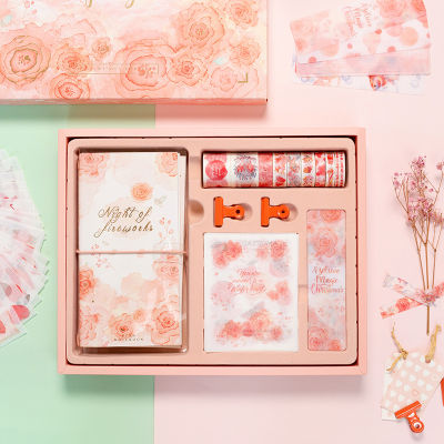 Flamingo Bullet Journal Gift Box Set Korea Freshness Student Gift Stationery Travelers Notebook
