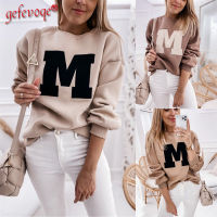 Autumn and Winter New Long-sleeve Sweatshirt Womens Clothing 2021 Loose Casual Office Lady Hoodies O-neck Letter Tops Pullovers