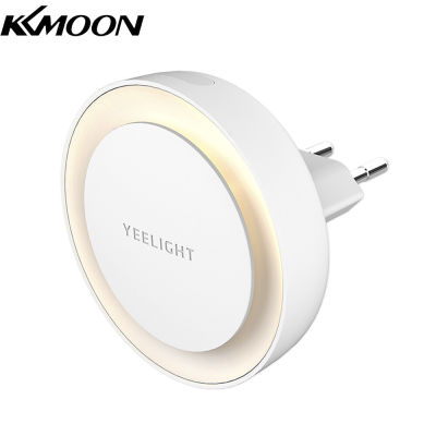 KKmoon Yeelight Smart Night Light Plug-In LED Warm Light Smart Light Sensor ประหยัดพลังงานสำหรับห้องนั่งเล่นห้องนอนห้องโถงบันได YLYD11YL